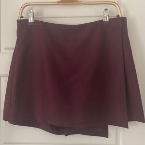 Maroon Skort